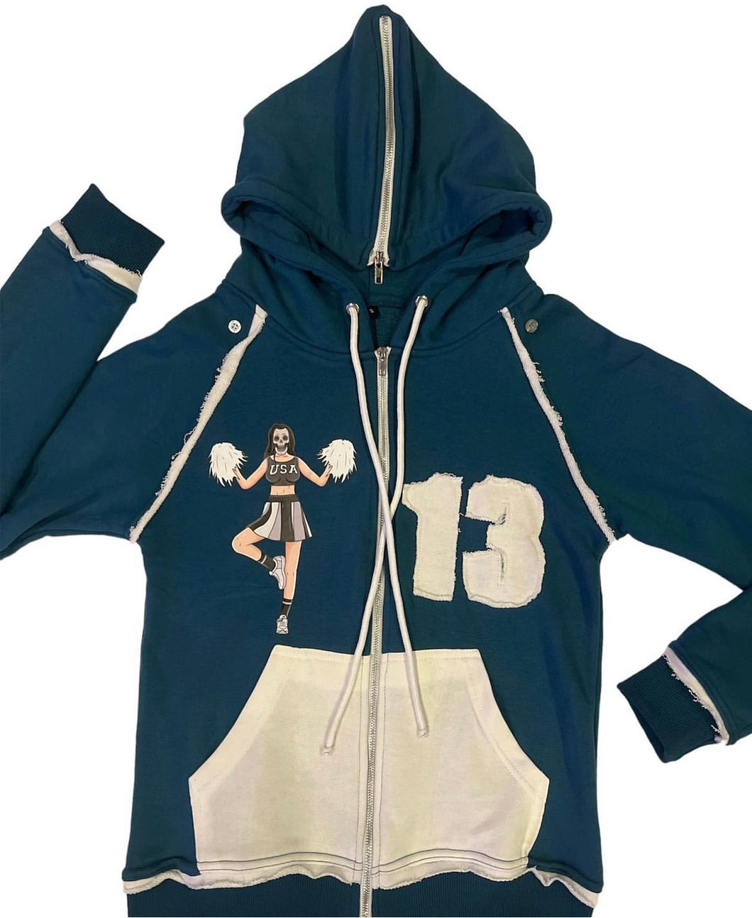 Cheerleader zip up hoodie